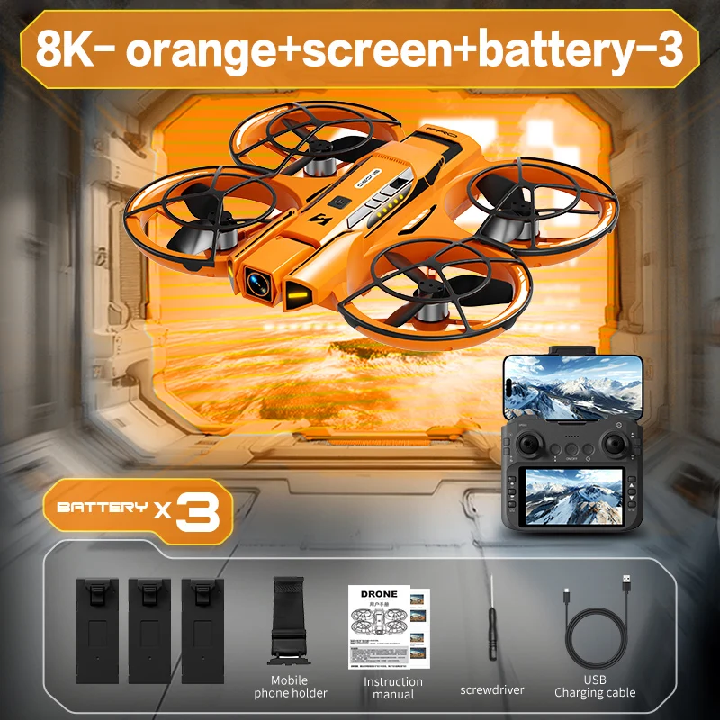Lenovo A21Pro Mini Drone 8K GPS Professionele HD Luchtfotografie Afstandsbediening Vliegtuigen 5G HD Camera Quadcopter Speelgoed UAV