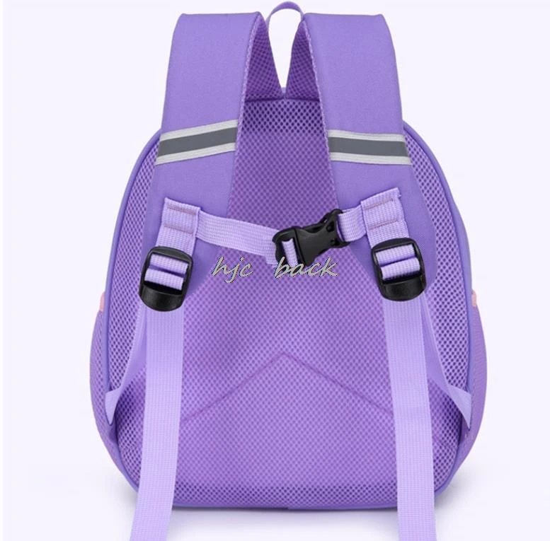 Kuromi-mochila escolar para niños y niñas, morral bonito impermeable de color rosa para adolescentes