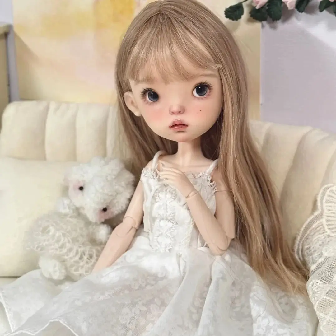 

Кукла Lan Doudou SD/BJD 1/6 — мини-сочлененное тело телесного цвета из смолы 26 см | Милый ребенок без макияжа Бесплатная доставка
