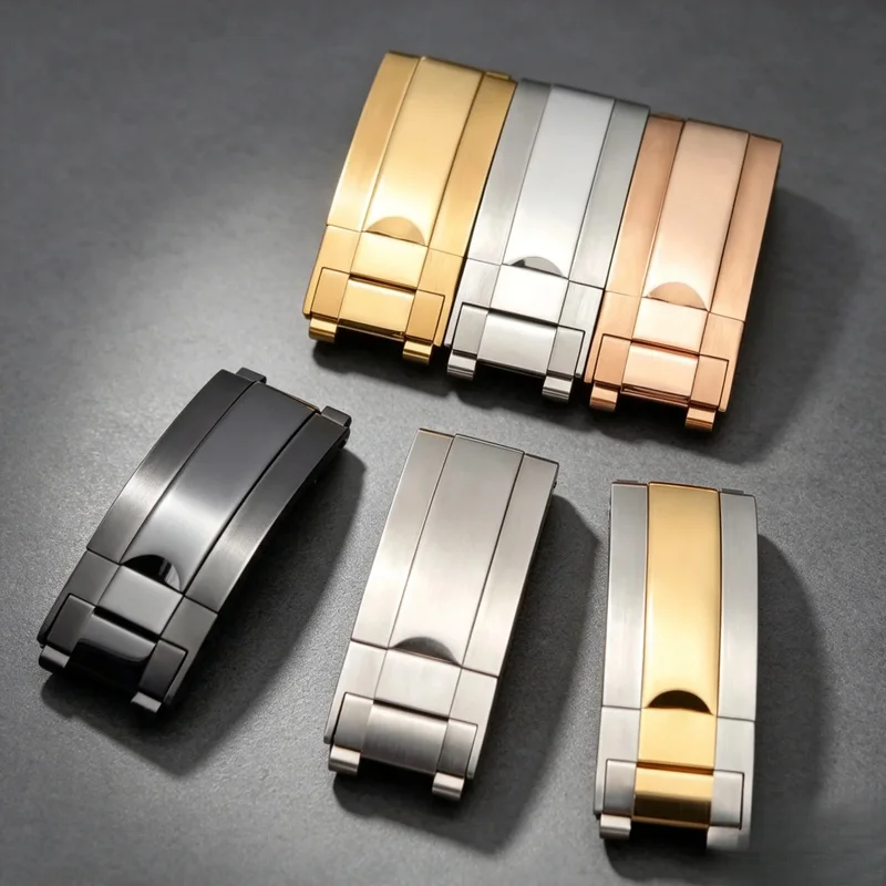 20mm Original Curved End  Leather Watch Strap Replacement for Rlx Submariner GMT-Master II Air-King Daytona Series