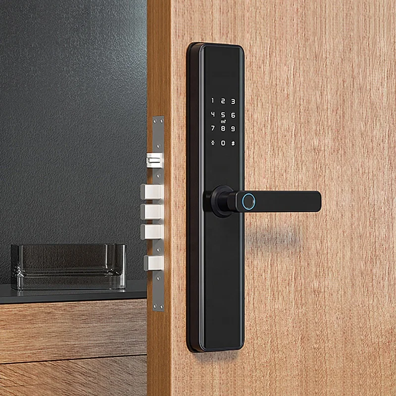 Newest Tuya Wifi Digital Smart Door Lock with Smart Phone Fingerprint Code Card and Key