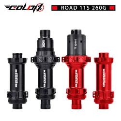 GOLDIX 21Holes Sealed Bearing Ultra Light 260g Four-Claw 120 Ring Road Bike Hub Compatible with SHIMANO SRAM 11 Speed Cassette