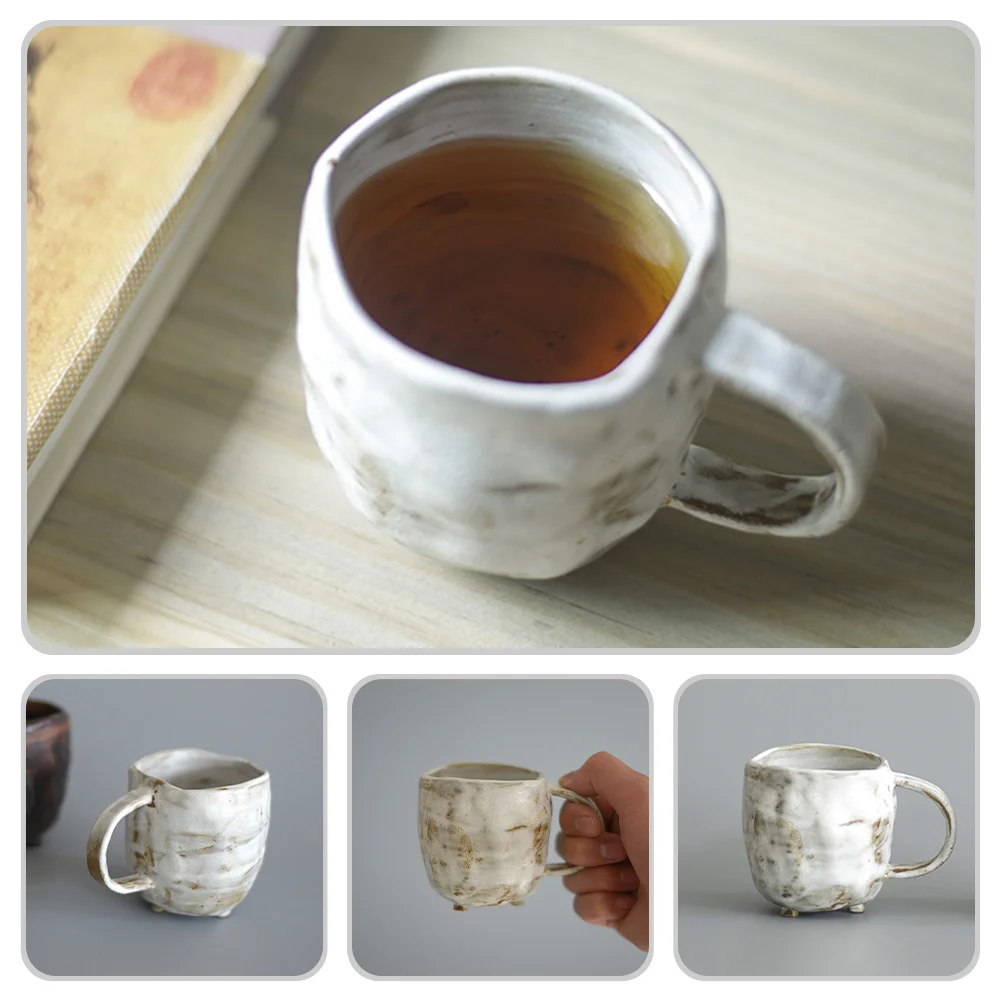 

Ceramic Milk Cup Sturdy Flat Base Material Simple Style Home Office Coffee Mug Travel Cup Coffee Mug Vintage Mugs