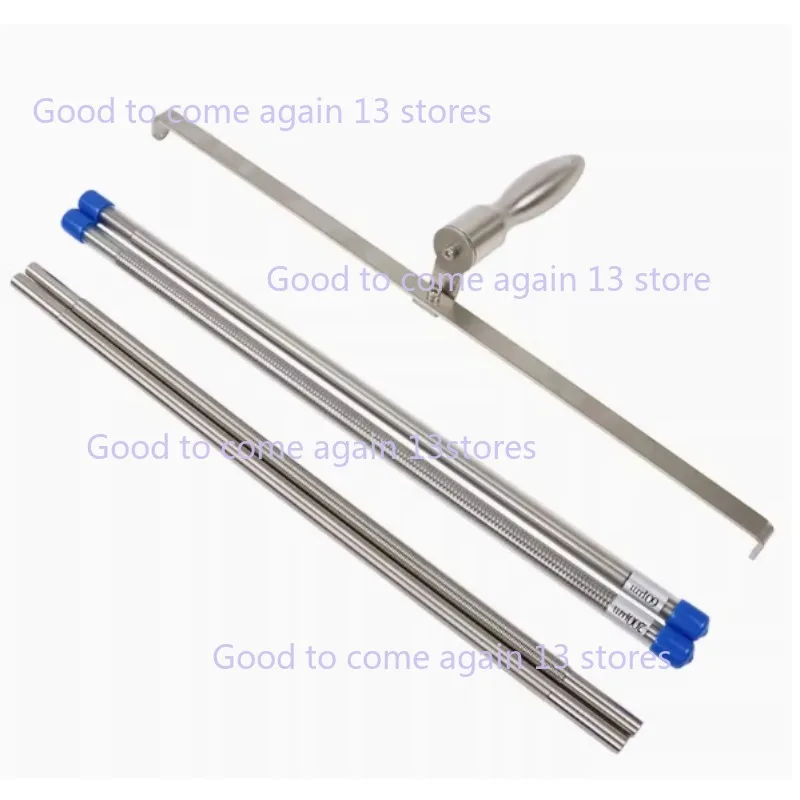 Length 400MM Extrusion Wet Film Applicator Wire Bar Coater Printing Ink Paint Scraper Coating Rod Color 0-600UM