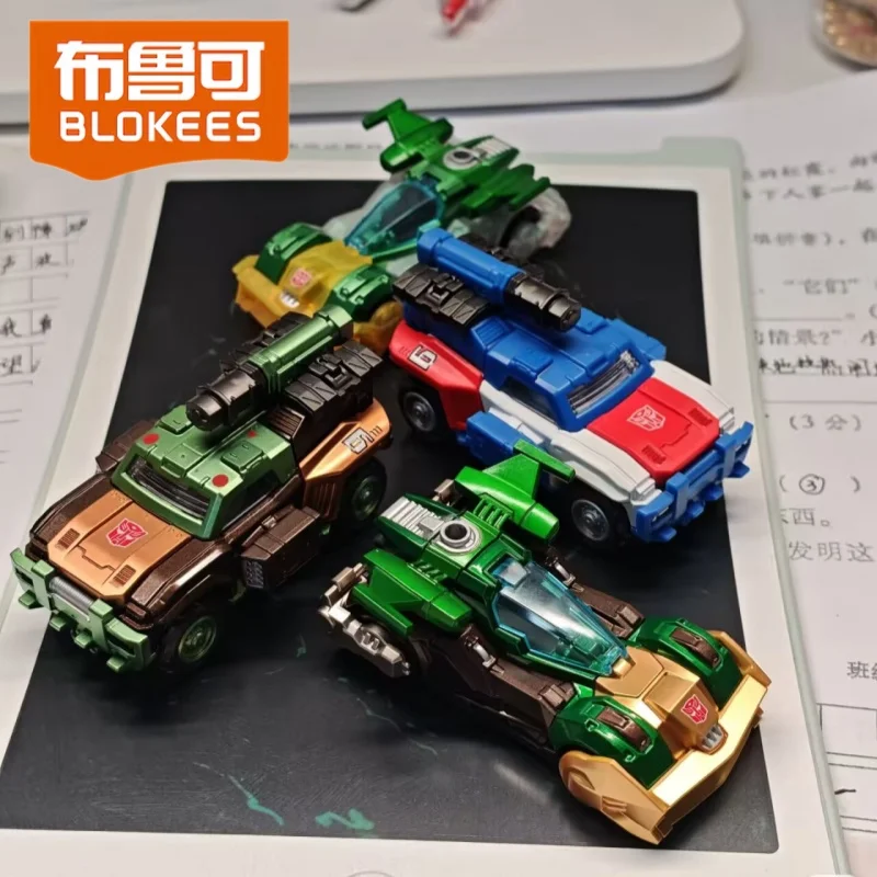 

Новые коллекционные фигурки-трансформеры Blokees Wheels 1:64 в слепой коробке C02: Оптимус Прайм, Мегатрон, сборная модель автомобиля, подарок