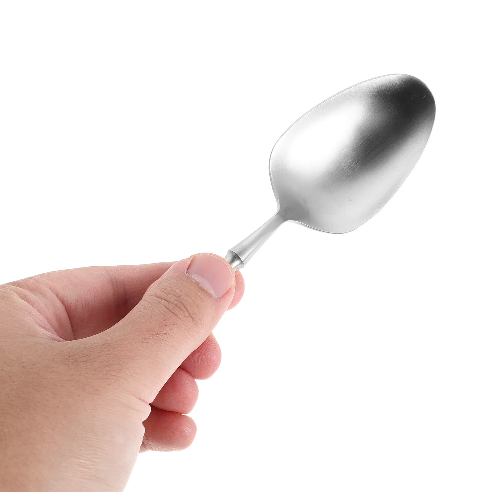 

2Pcs Stainless Steel Western Spoon Replacement Head Polished Mirror Finish Detachable DIY Cutlery Accessory Western Silverware