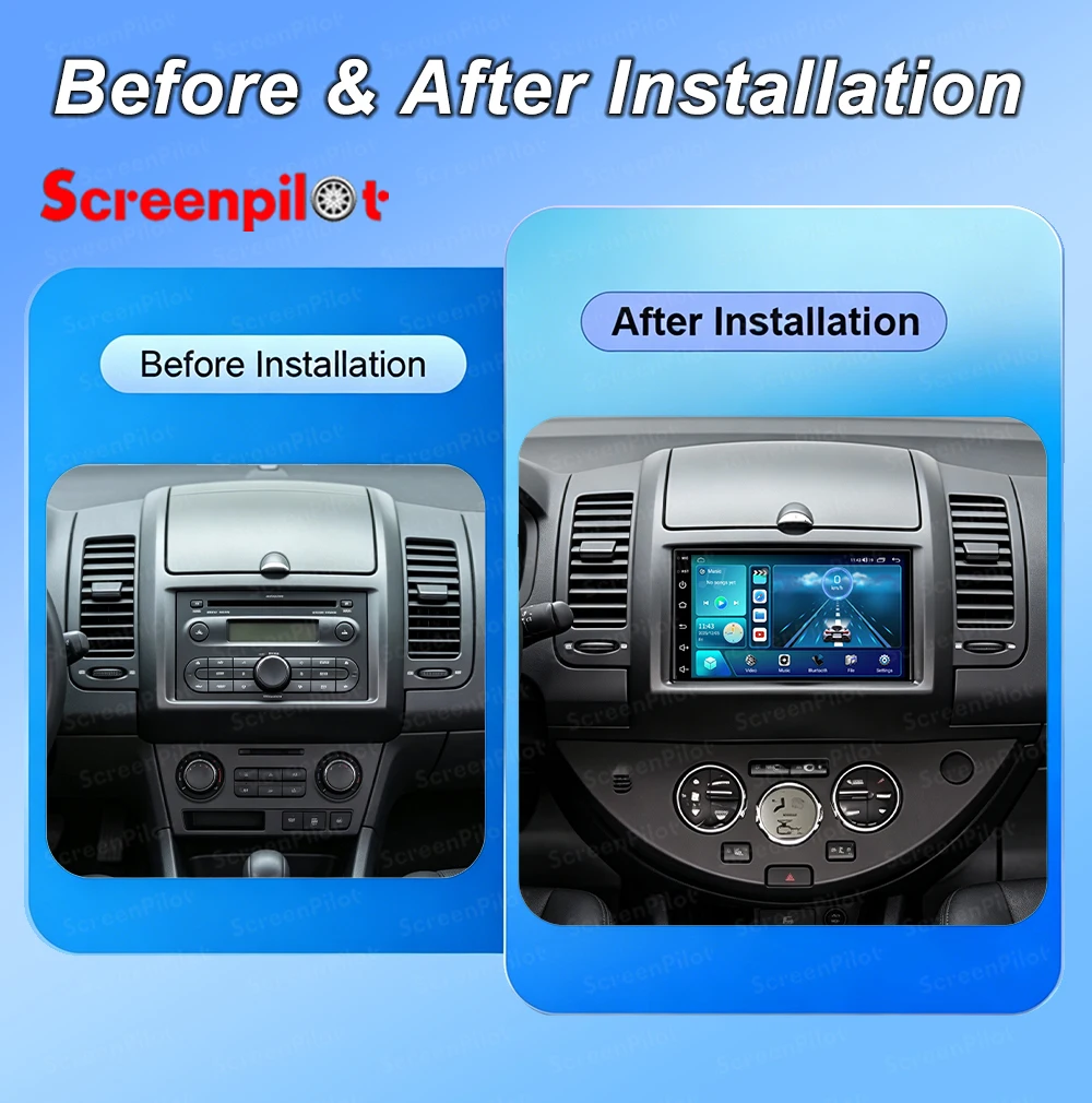 Android 16 For Nissan Note 2004-2012 Car Radio Stereo Head Unit Multimedia Video Player GPS Navigation Mirror Link RDS 8 Core 5G