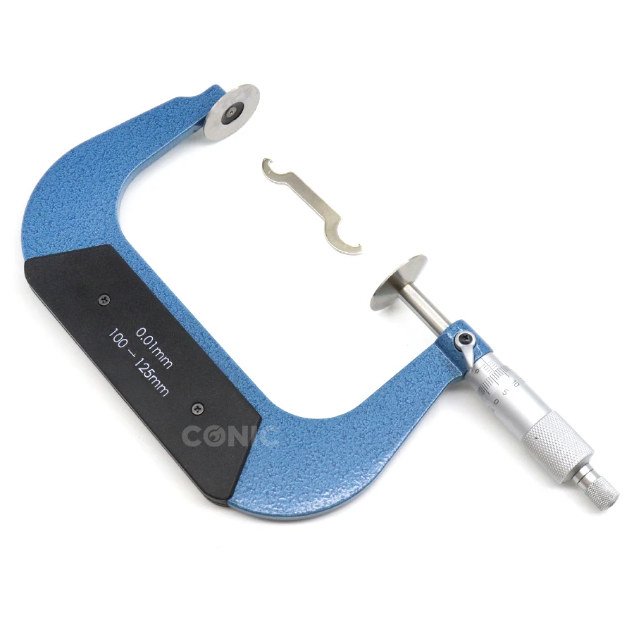 100-125mm Disk Type Micrometer Gear Tooth Disc Micrometers
