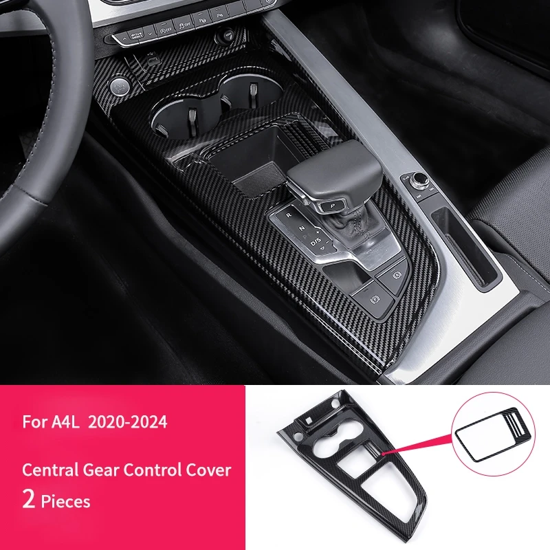 Voor Audi A4L B9 Sedan A4 Allroad Avant S4 A5 S5 2017 2018 2019 2020 2021 2022 2023 2024 ABS Koolstofvezel Overlays Interieurbekleding