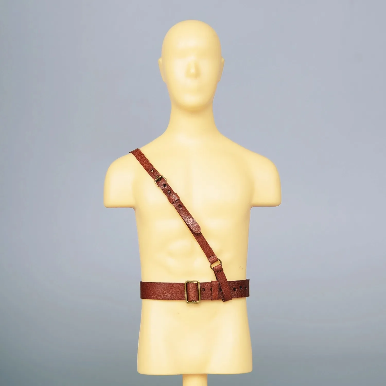 

YYDS BROWN ART 1/6 Scale Male Soldier Accessories Belt Shoulder Strap Armed Strap Model Toy Fit 12'' Action Figure Body In Stock