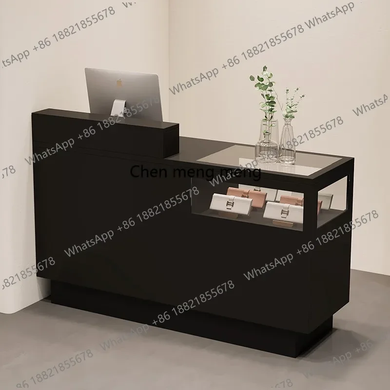 X Elegant Luxury Unique Reception Desk Design Simple Modern Bar Counter Decor Nordic Escritorios De Oficina Office Furniture