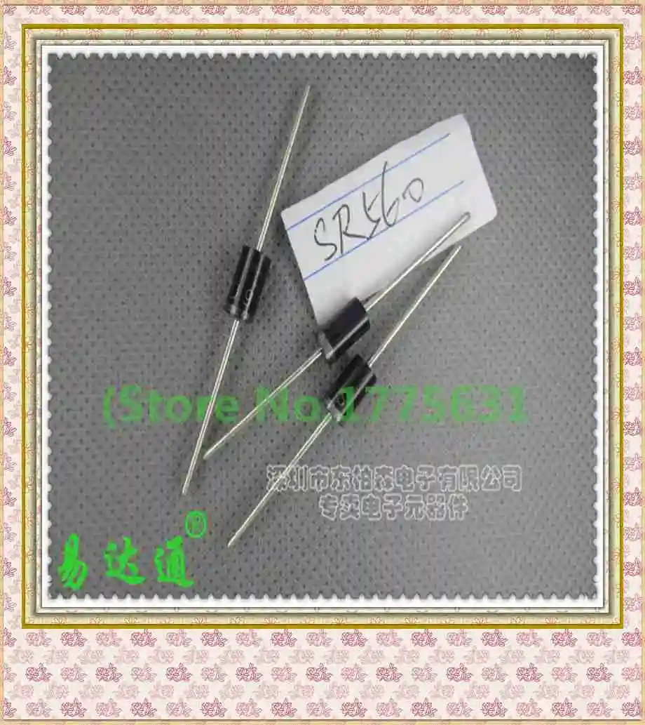 20pcs/lot SR560 = SB560 DO-41 3A 60V In Stock