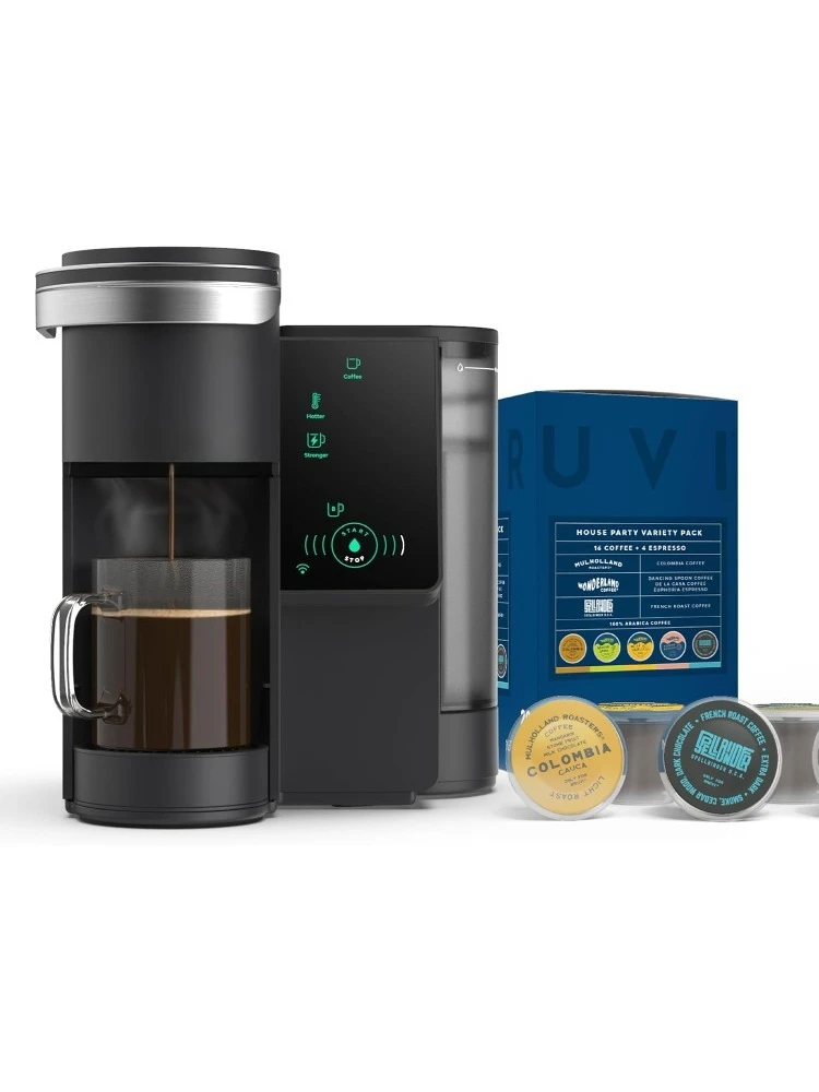 

| Single-Serve Coffee System | Includes 20 Coffee and Espresso B-Pods Coffee Brewer