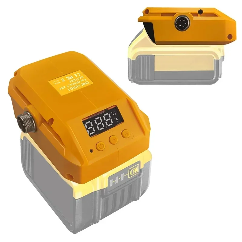 Estación de soldadura inalámbrica de 60W para Dewalt, batería de iones de litio de 18V y 20V, pantalla Digital eléctrica, estación de soldadura de hierro, calentamiento rápido