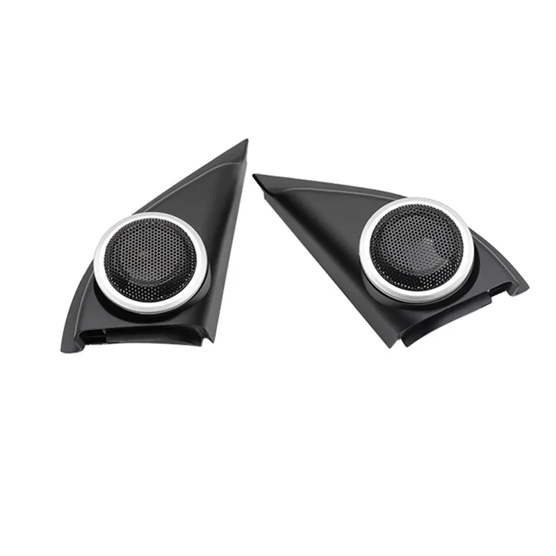 Afbeelding 3: Auto tweeter inbouw luidsprekerboxen bevestigingen audio deur hoek rubber met zilveren ring voor Honda HR-V Vezel 2013 2014 2015 2016 -2020