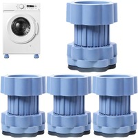 4Pcs Universal Heightening Pad For Washing Machine Base Shock-Absorbing Slip Base for Refrigerators Proof and Silent