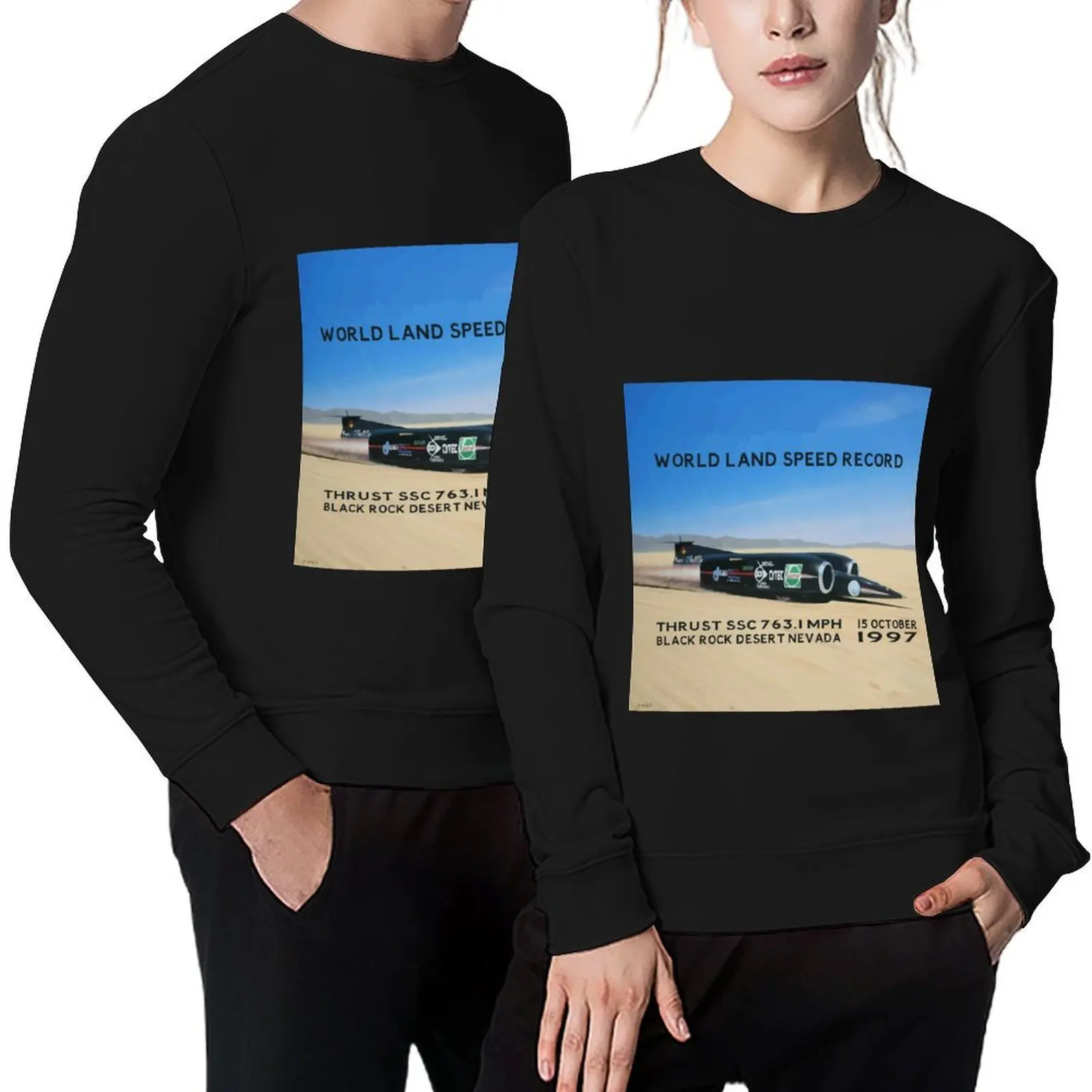 

Thrust SSC Land Speed Record 1997 Pullover korean autumn clothes tracksuit men winter clothes sweatshirts men