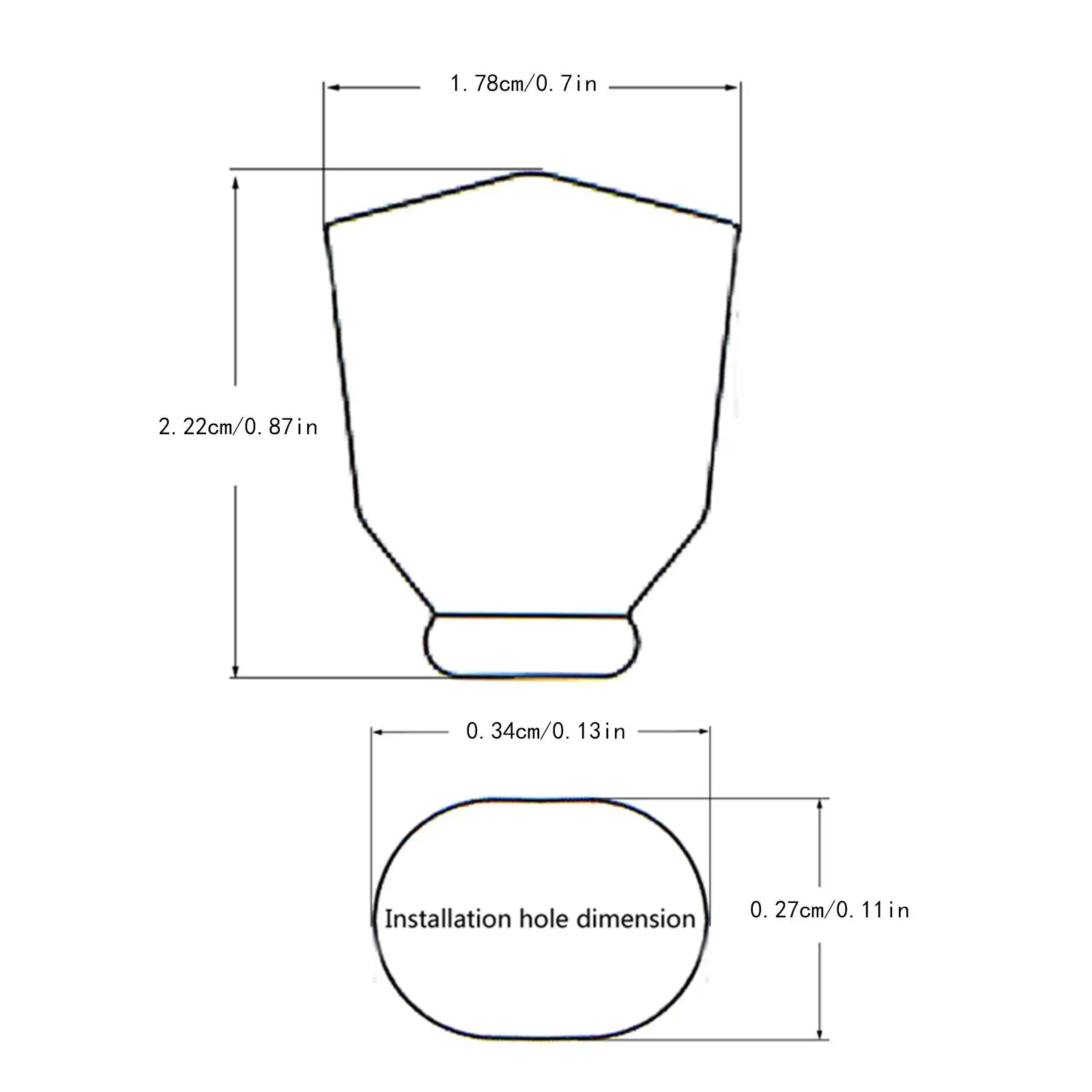 6x ضبط الغيتار الوتد زر عالية الأداء استبدال أجزاء ضبط زر المفتاح #6