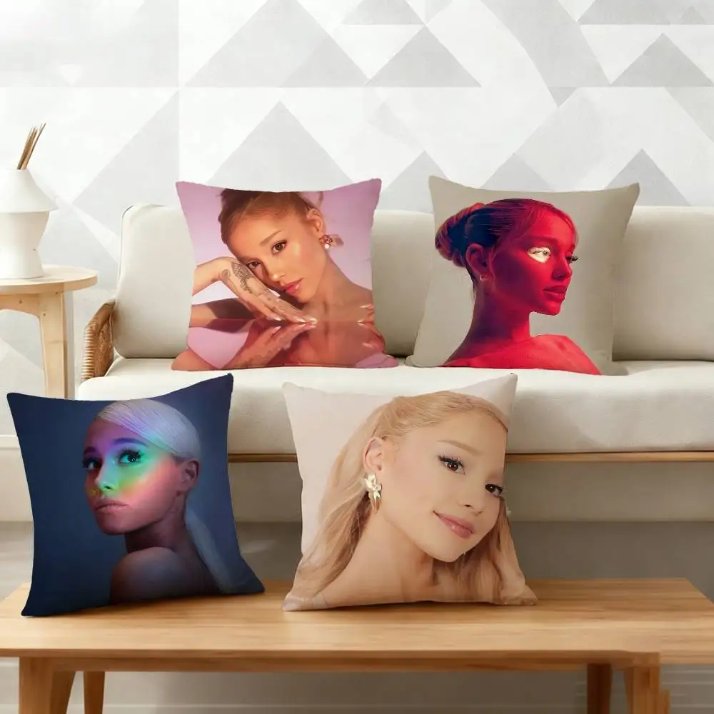 Singer A-Ariana g-Grande Pillow Case Pattern Printed Pillowcase For Living Room Sofa Cushion Cover