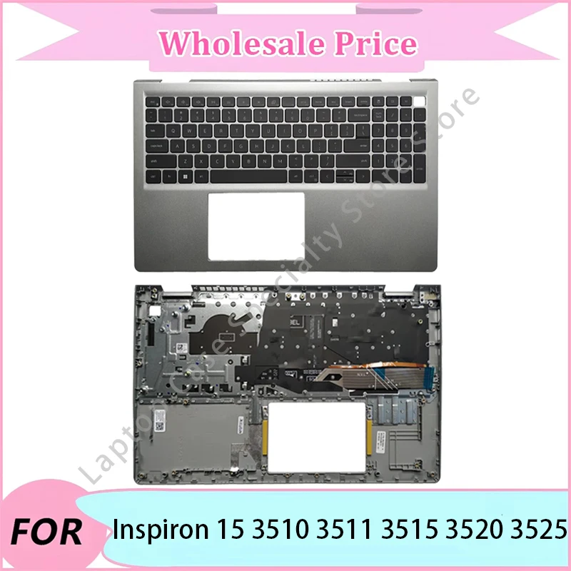 

New For Inspiron 15 3510 3511 3515 3520 3525 US Keyboard/Keyboard/speaker