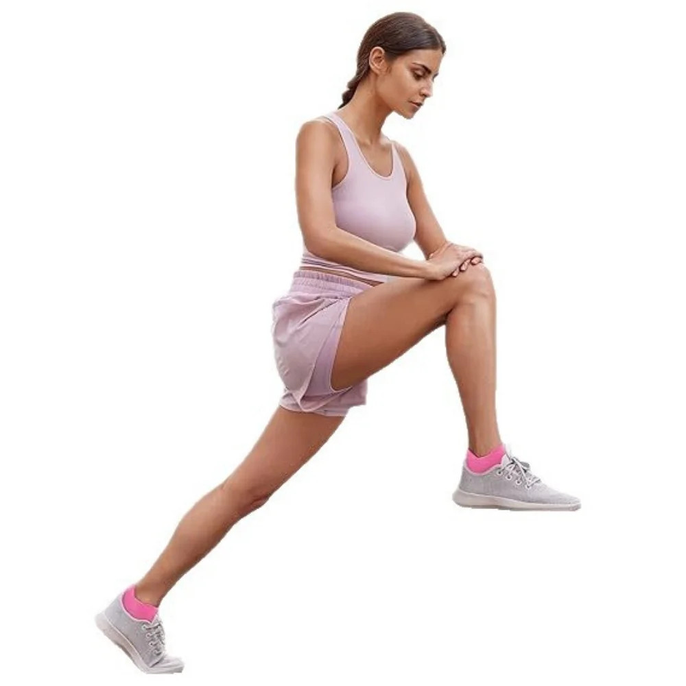 

10 pairs of unisex running socks with shock-absorbing effect