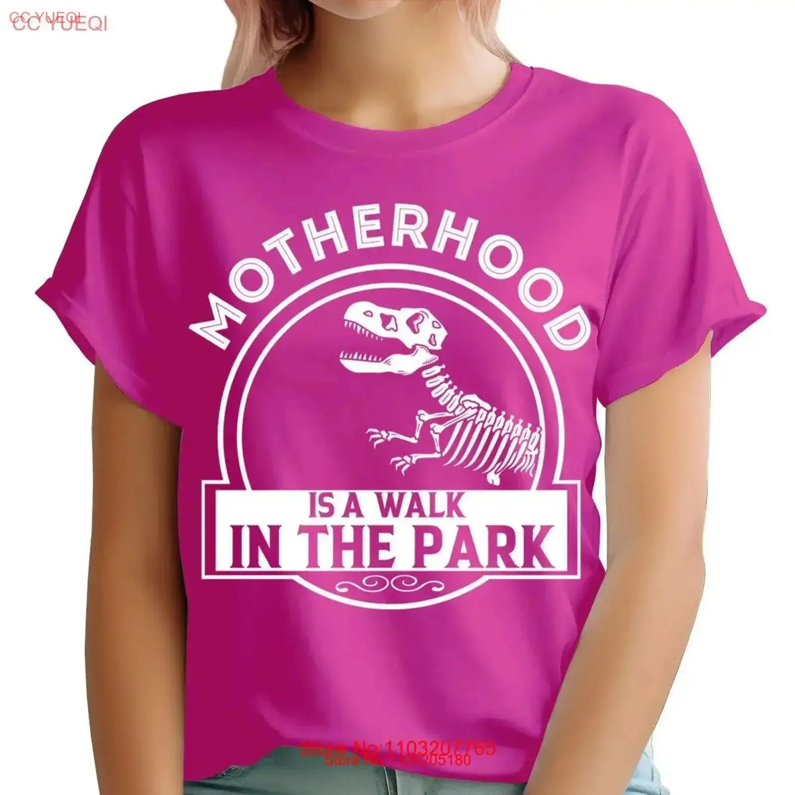 الأمومة هي المشي في الحديقة عيد الأم المرأة تي شيرت علوي TA 190 خمر غسلها مصمم الملابس تنفس الرسم