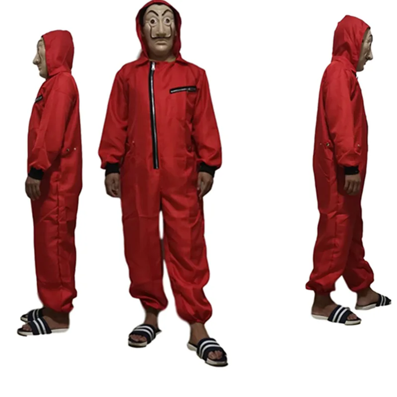 

Adult Halloween Overalls Third Season Dali Cosplay Workwear European Size Polyester Material No Brand Registered Trademark