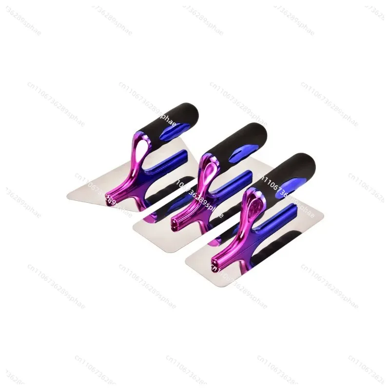 Art paint tools Stainless steel batch knife Putty spatula Mud spatula Diatom mud batch Wall scraping knife