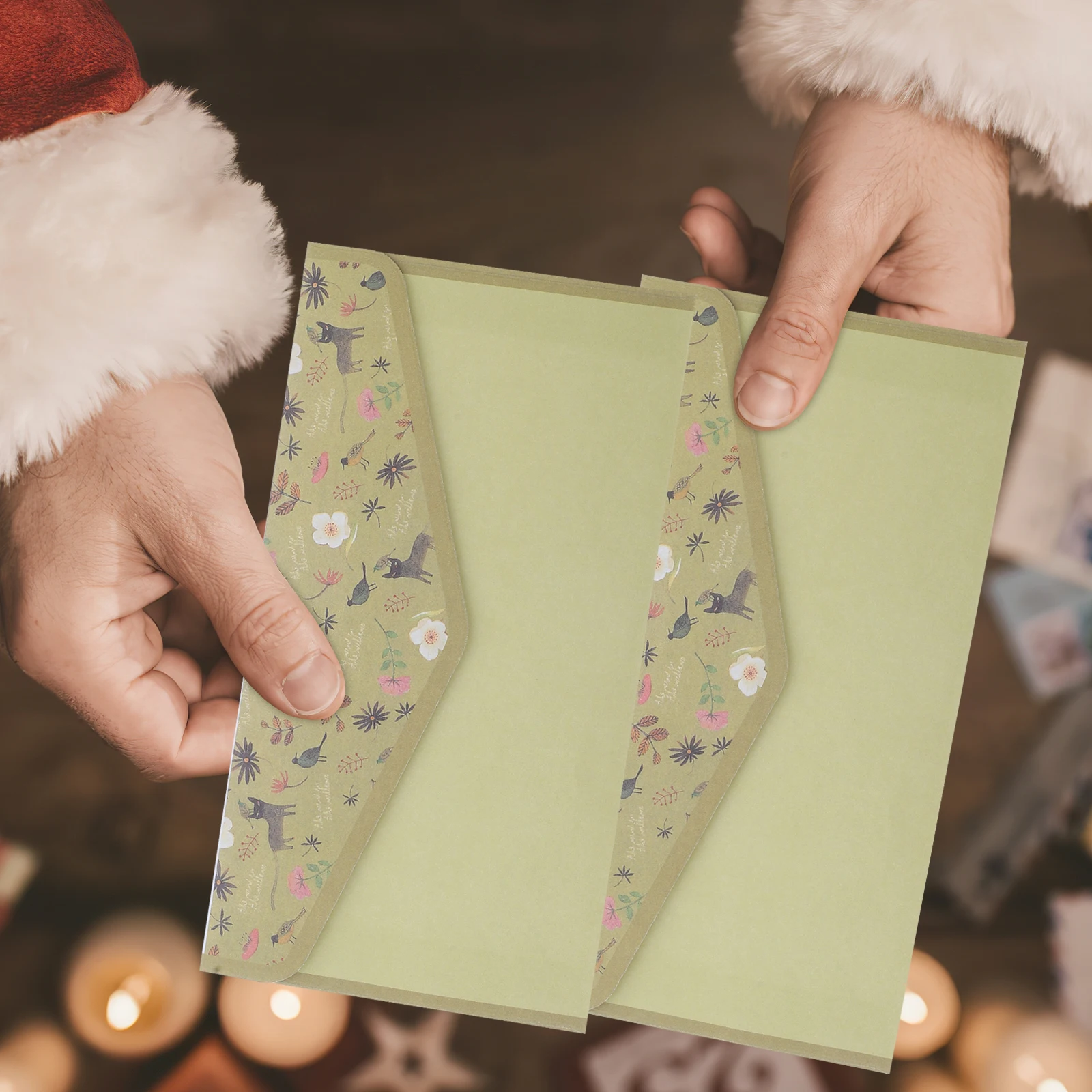 

Letter Paper Envelop Package Lined Japanese Stationery Supplies Floral Envelope Notepaper and Envelopes