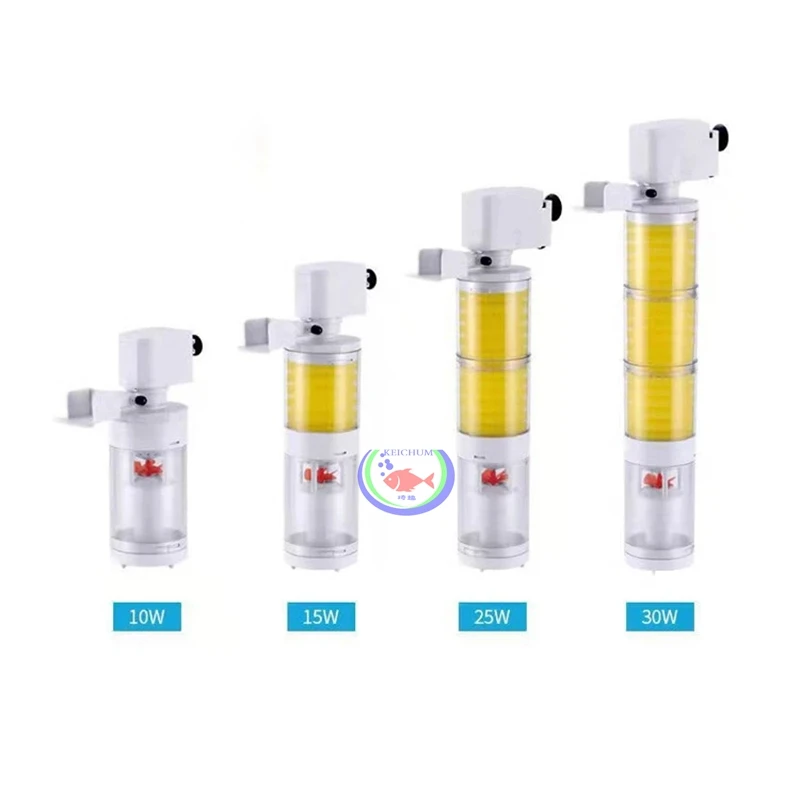 

Fish Tank Filter Pump Oxygen Filter Three in a Wave Making Aquarium Filter Accessories220-240v