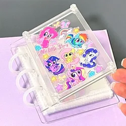 New Kawaii Cute My Little Pony Album 3 Inches Small Card Storage Book Acrylic Album Cartoon Anime Birthday Gift Toys For Kids