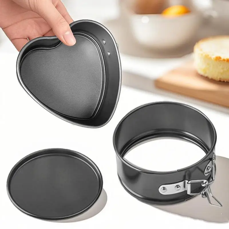 Non-Stick Pot Cake Stand Round Removable Bottom Cake Pan With Lock Device Bakeware Cake Molds Baking Accessories