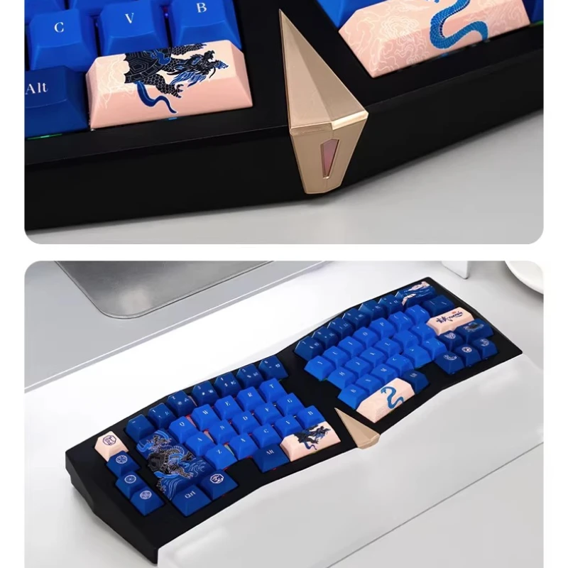 Armor Alice Mechanical Keyboard Custom Limit Edition CNC Tri-mode Wireless Bluetooth 2.4G Hot-swap RGB Gasket Ergonomics Teclado