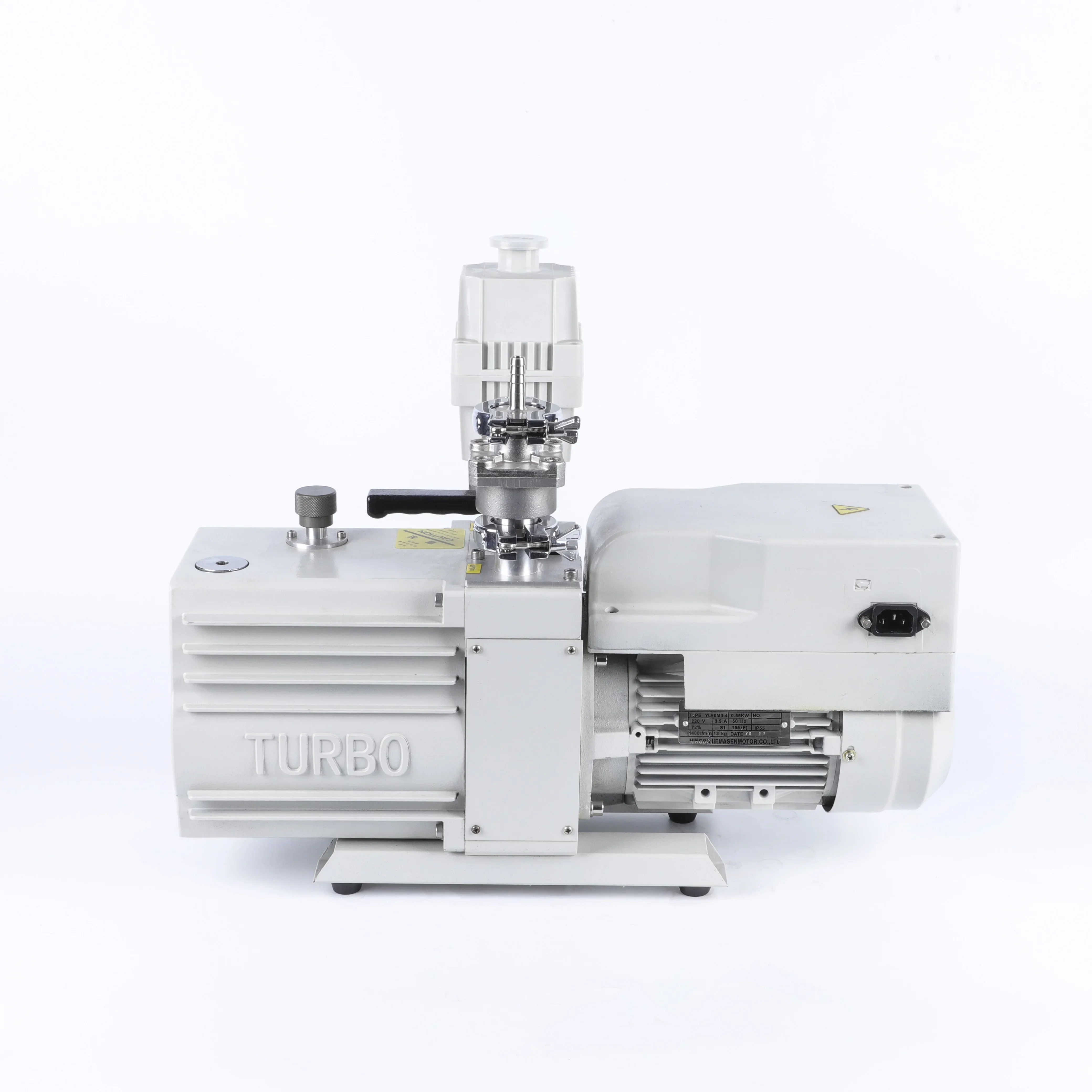 T16D Pompa per vuoto a scorrimento secco senza olio Pompa a palette rotante Turbo T leggera portatile da laboratorio ad alta pressione per attrezzature scientifiche