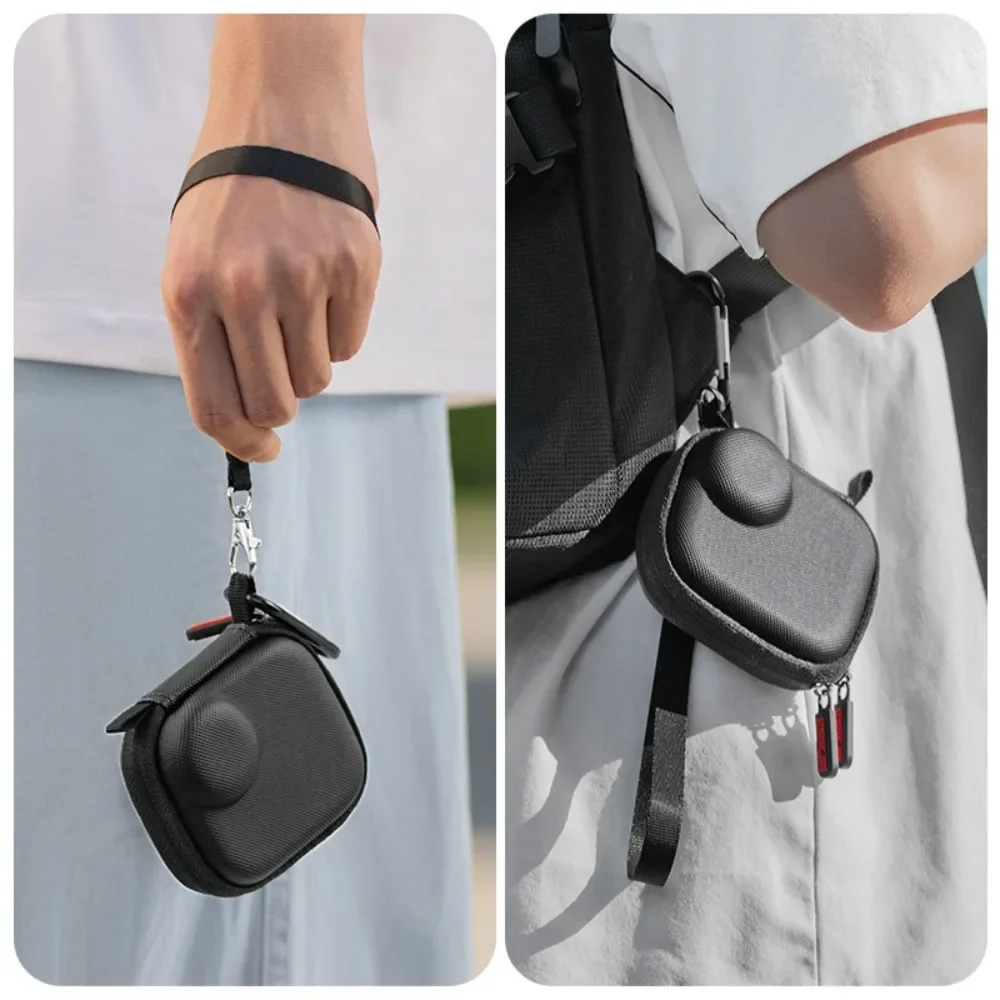 حقيبة تخزين الكاميرا لـ DJI OSMO NANO PU جلد الإبهام كاميرا حقيبة للتخزين المحمولة المضادة للسقوط حقيبة سفر ملحقات الكاميرا