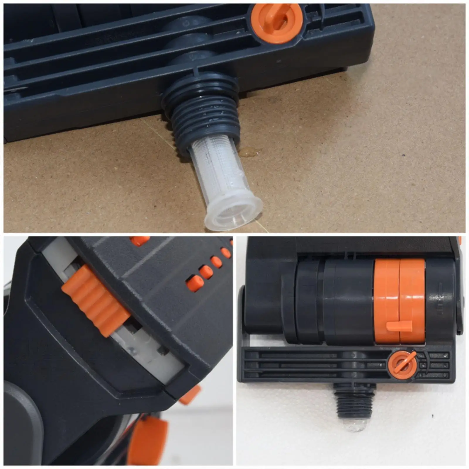 Adjustable Range Sprinkler 3/4 Inch Thread Oscillating Water Sprinkler Easy Setup Garden Watering System