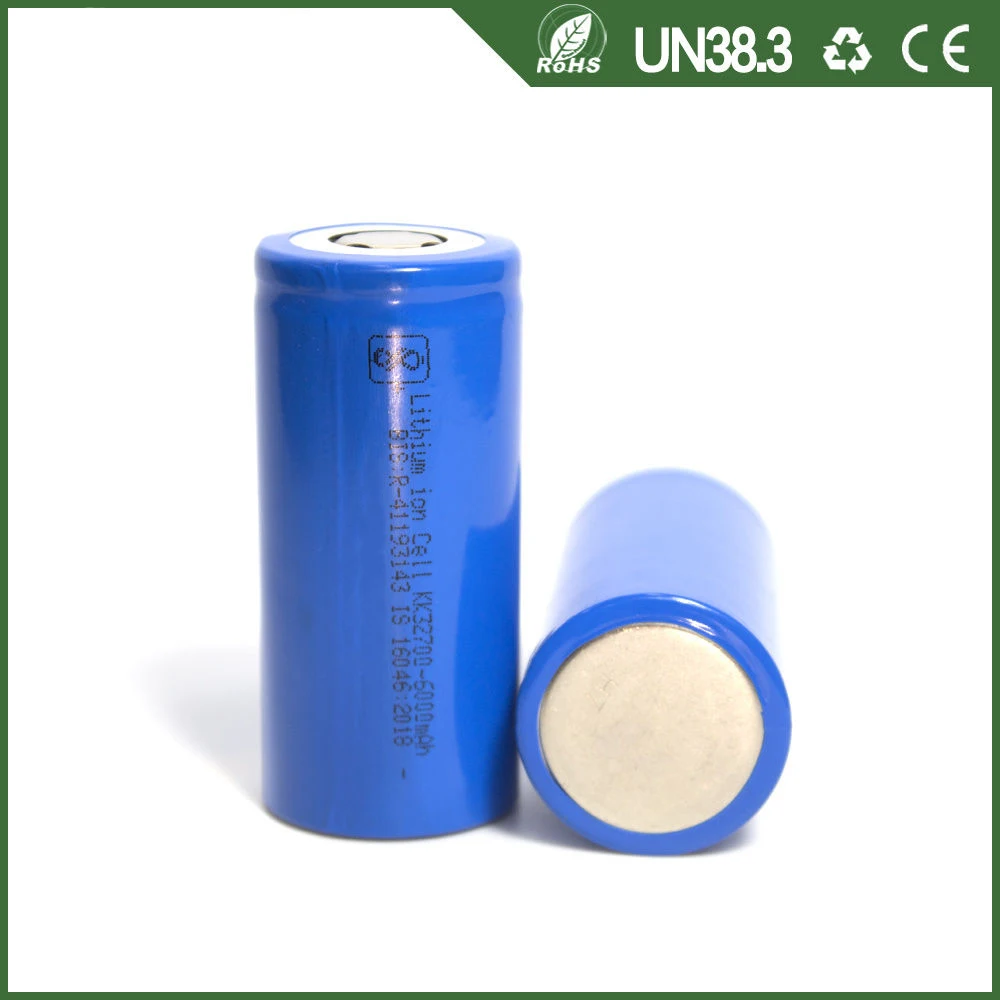 LFP 3.2V 32700 6000mAh LiFePO4 Cylindrical Rechargeable High Capacity Battery for Electric Vehicle UPS Energy Storage