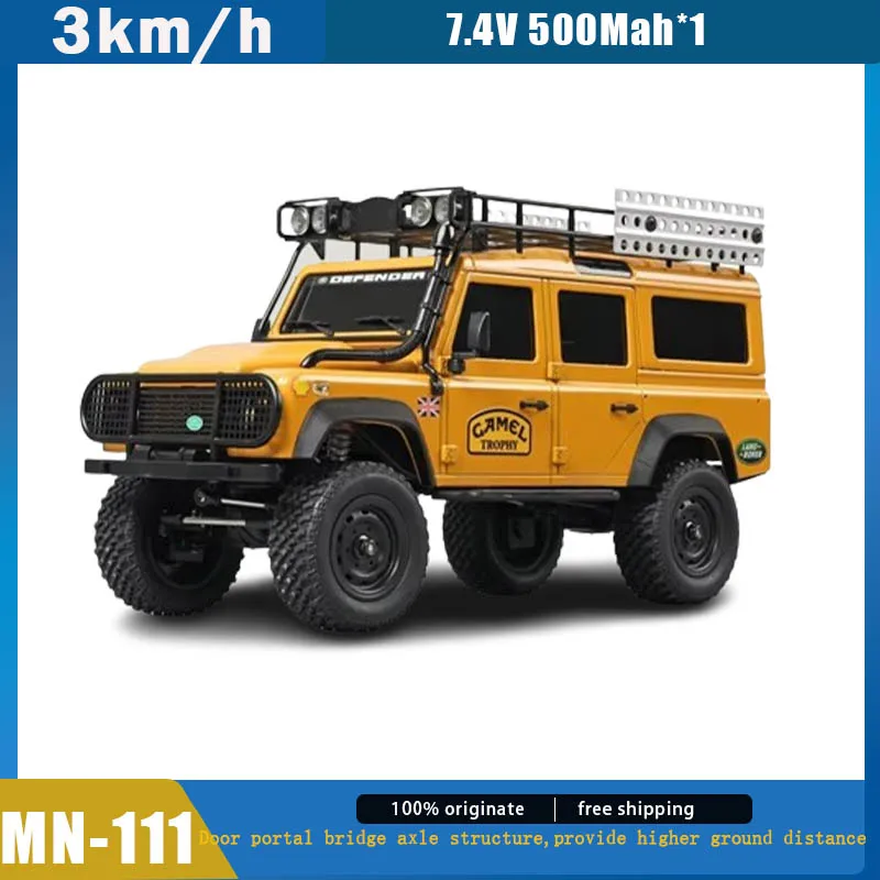 ההערכה המפורטת של מודל RC MN111 – רכב קראלר 1:18 למבוגרים עם גלגלים ארבעה, אור LED ומעטפת מתכת