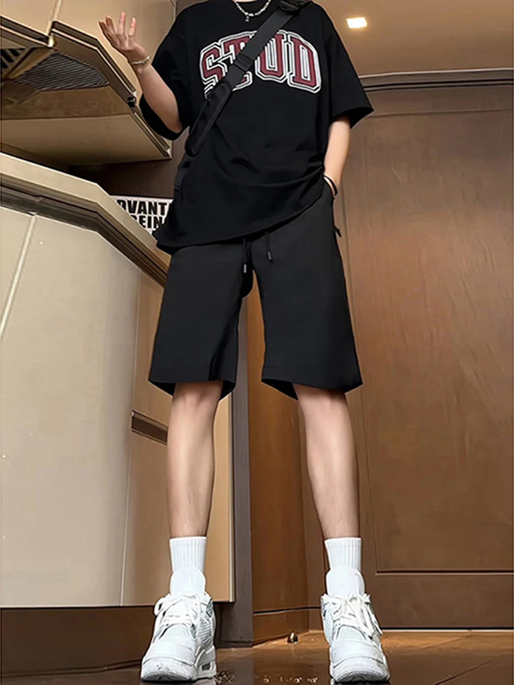 

Мужские летние шорты American Style из 4 частей: быстросохнущие, из нейлона, для фитнеса, бега, баскетбола, молодежные, модные, повседневные, дышащие.