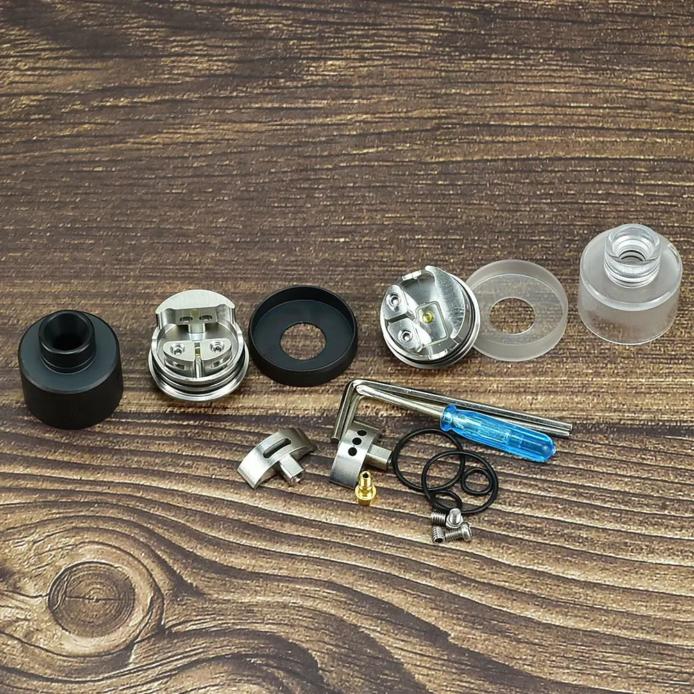 Vape Tank WICK'D rda WICKD Style 316SS RDA Tank rda atomizer 22mm Rebuildable Dripping Atomizer with BF Pin