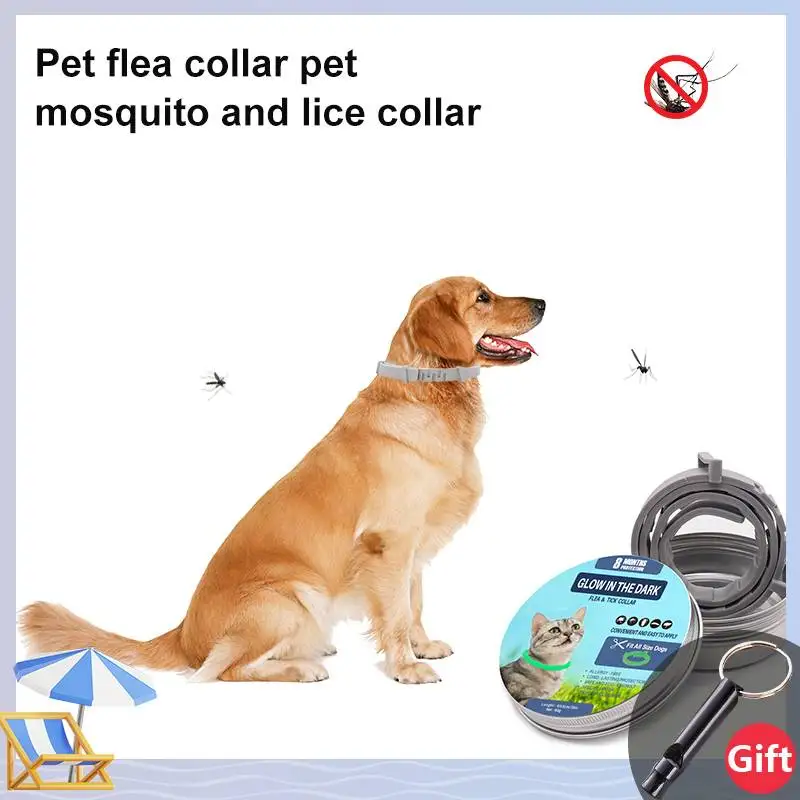 

Extendable Pet Flea Collar Antiparasitic Necklace Personalized Anti Flea And Tick Big Dog Puppy Cat Anti-Flea Collar Ticks Dogs