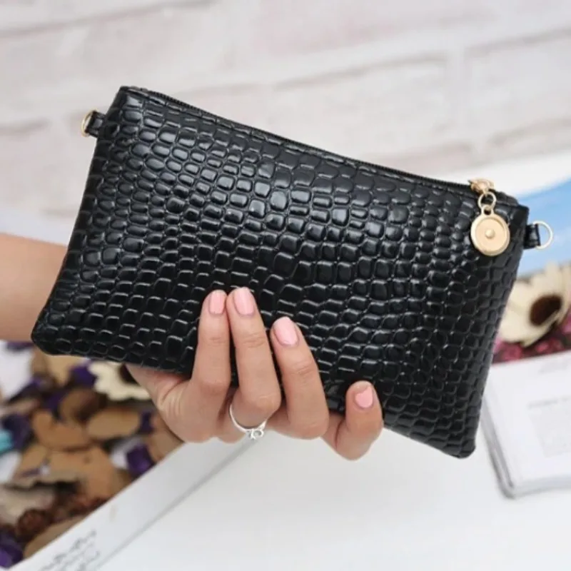 Women's Mini Pu Leather Crocodile Pattern Shoulder Bag – Designer-Inspired Messenger Bag and Coin Purse, Multifunctional Handbag for Storing Mobile Phones and Essentials, Stylish Tote Bag Suitable for Everyday Use