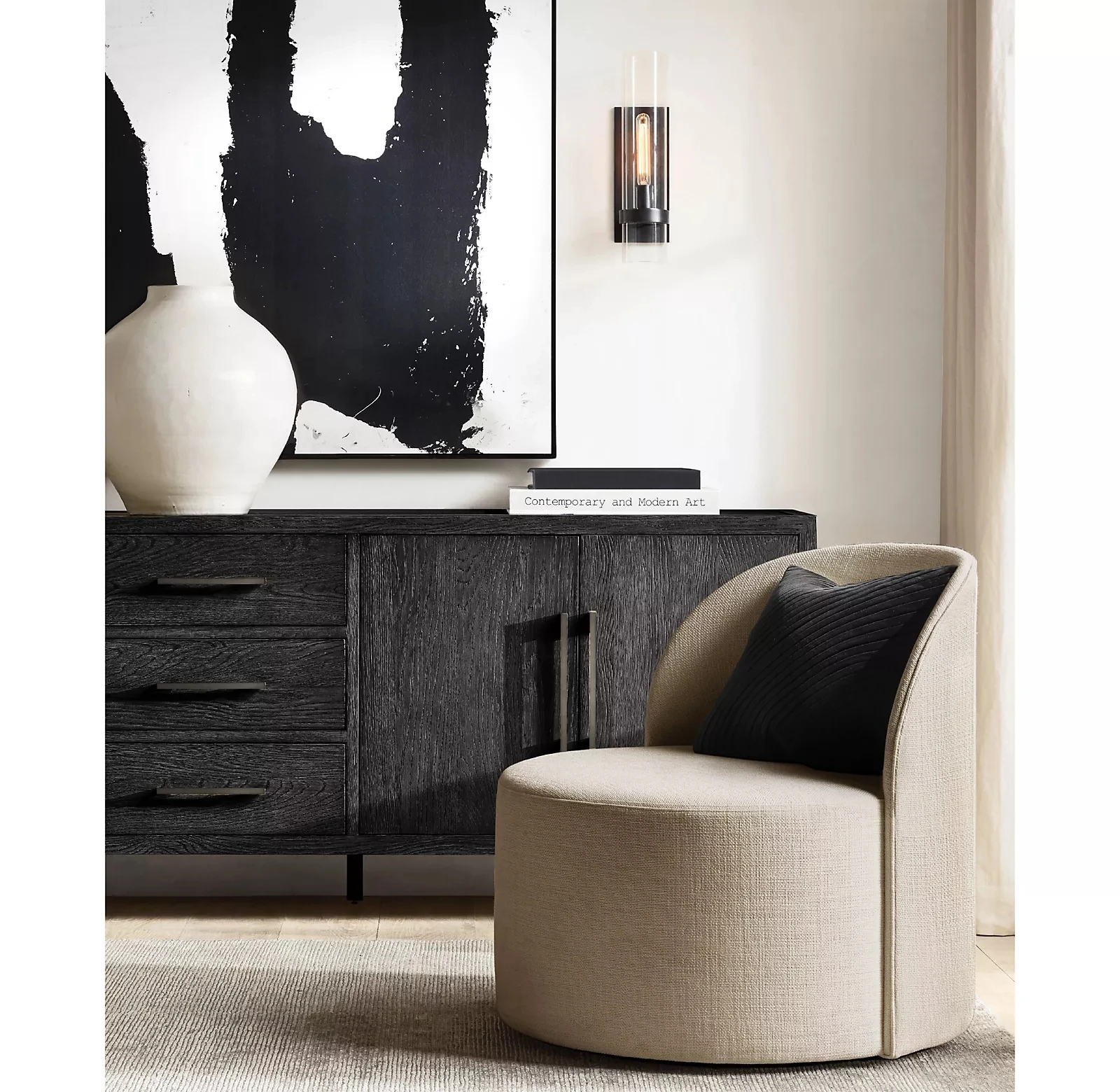 American Style Rural Solid Wood Display Lockers TV Cabinets Villas Hotels and Restaurants Can Customize Sideboard Furniture