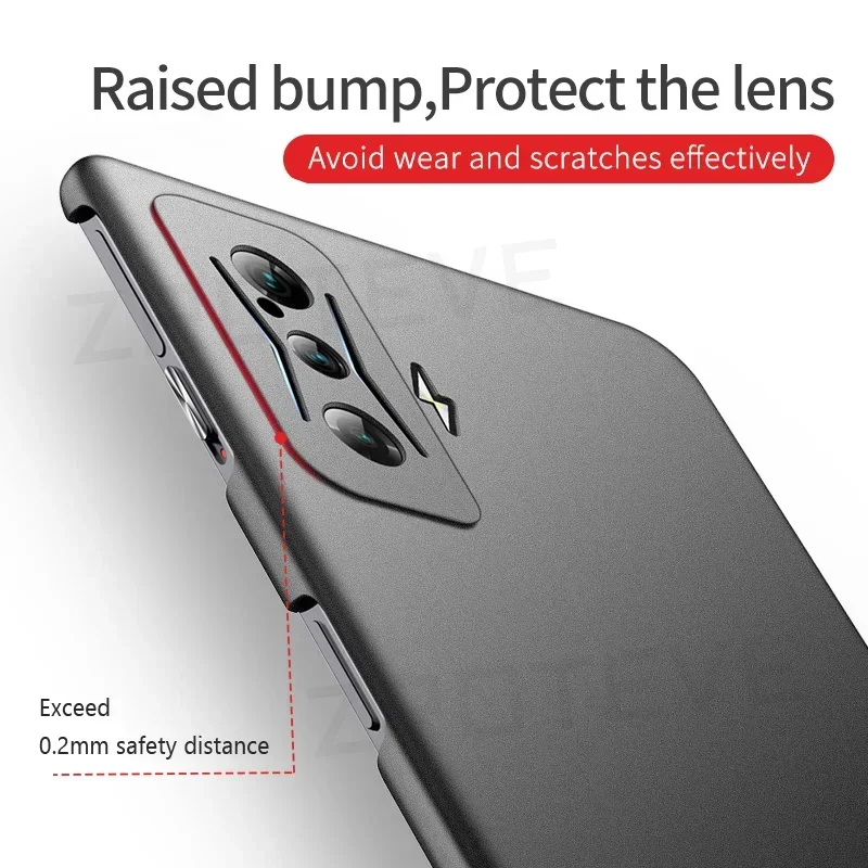 For Redmi K50 Gmaing Case ZROTEVE Ultra Slim Hard PC Frosted Cover For Xiaomi Poco F4 GT Xiomi RedmiK50 Game Global Phone Cases