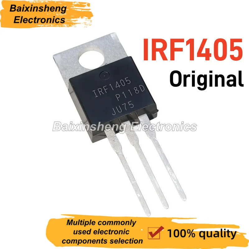 10PCS NEW/Original IRF1405 IRF1405PBF TO-220 N-channel 55V/169A direct insertion MOSFET field-effect transistor