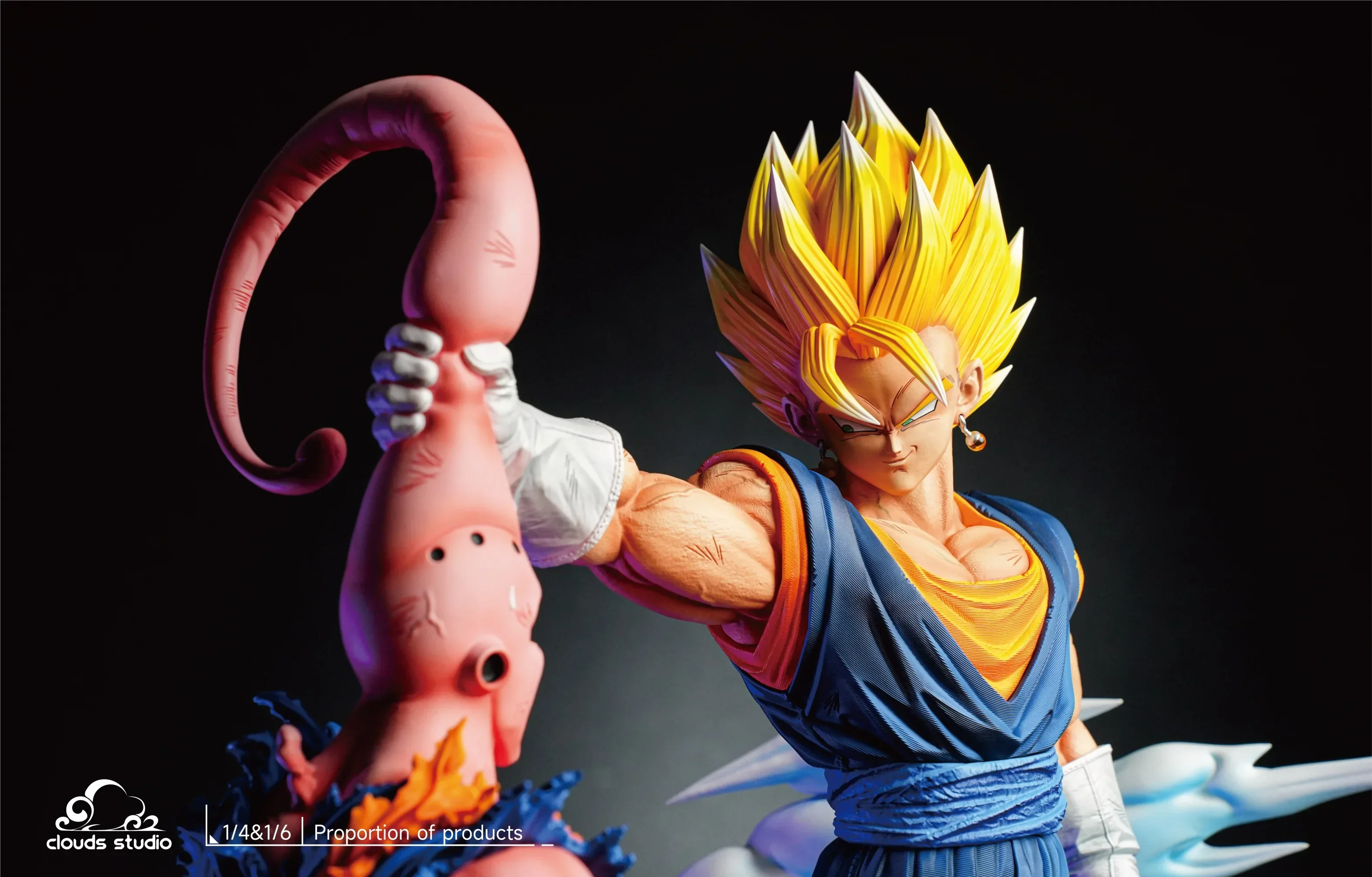 

Dragon Ball Anime Figure CS Vegito VS Buu Action Figure GK Scene Statue Animation Decoration Model Toys Children Christmas Gift