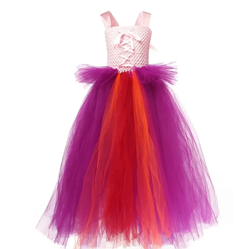 2026 Hocus Pocus 2  Halloween Children Cosplay Girls Witch Sanderson Sisters Mary Sarah Winif Dress Child Masquerade Pa QS2KG view 5