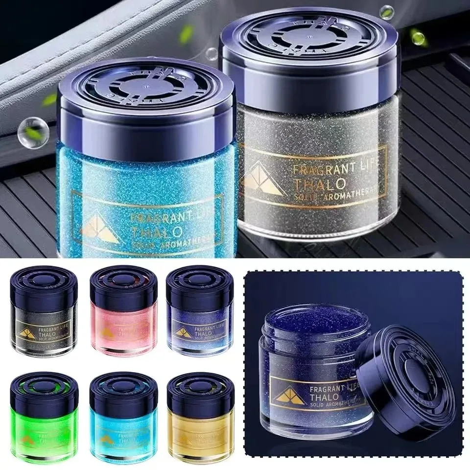 Car Air Fresheners Glitter Gel,Car Fragrance Smoke Odors Eliminator for Women Men in Car Home Office,Long Lasting Scents
