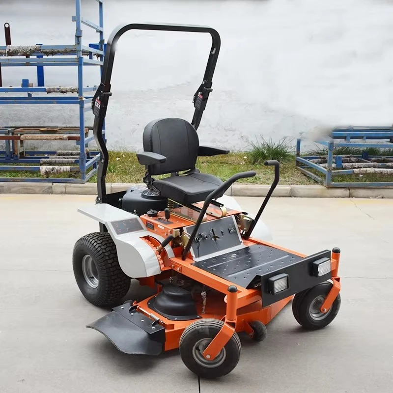 

Высокоэффективная электрическая газонокосилка с четырехтактным двигателем, гусеничным приводом, нулевым радиусом поворота, дистанционным управлением, шириной скашивания 550 мм, мощностью 9 л.с.