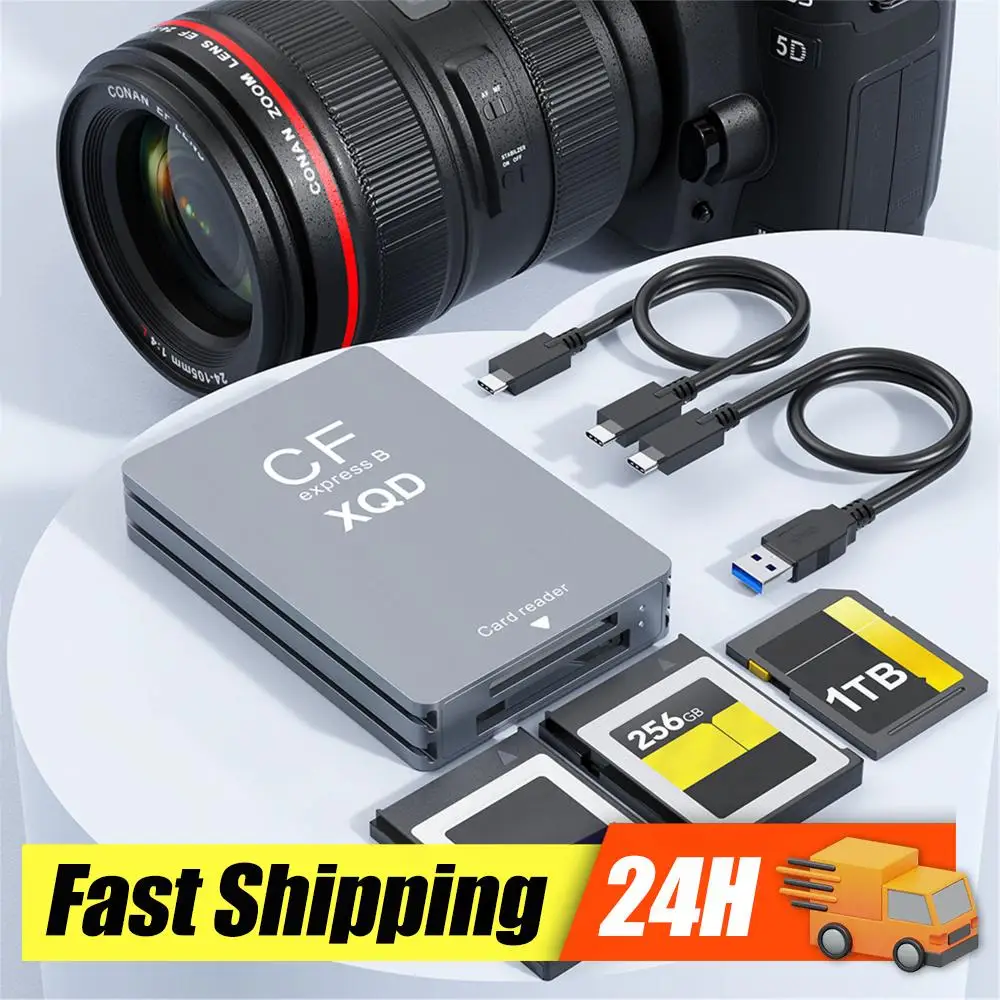 10gbps-cfexpress-xqd-sd-cards-reader-3-in-1-cfexpress-type-b-card-readers-adapter-for-professional-filmmakers-content-creators